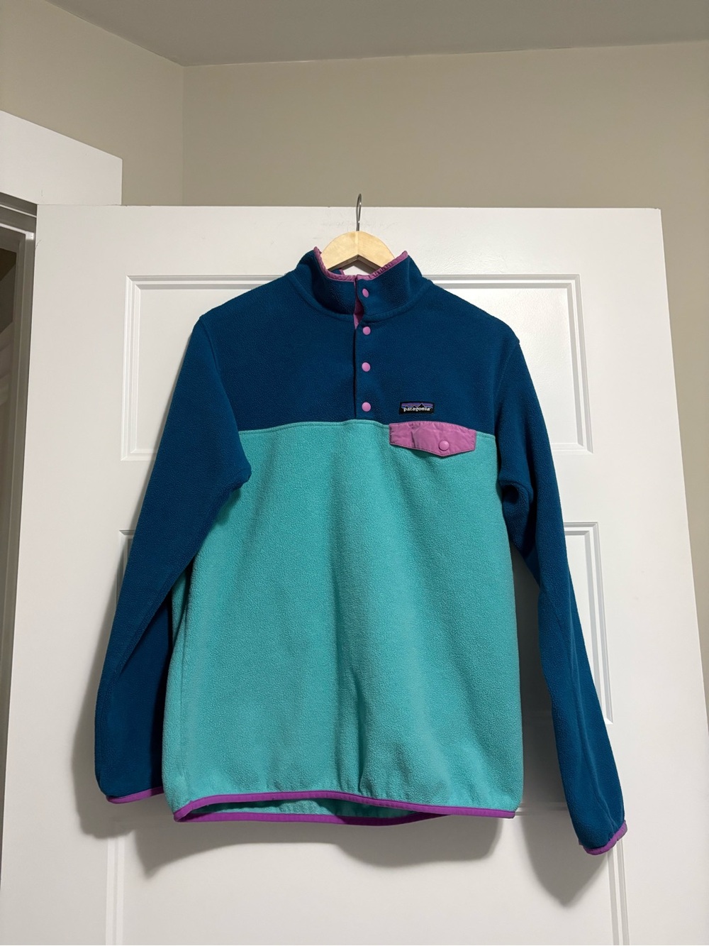 Patagonia Synchilla Snap T Lightweight Sz Large
